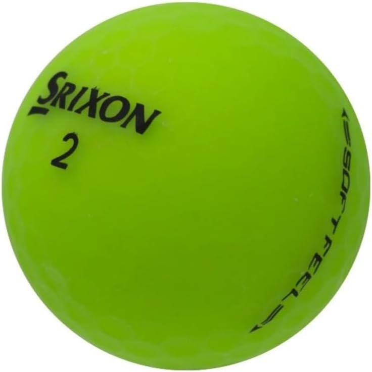 - Srixon Soft Feel Matte Green Golf Balls in Mint Condition, Recycled Used Golf Balls, AAAAA Quality, Soft Feel, Green